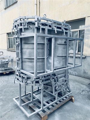 Moldes rotatorios 4-8m m de aluminio profesionales para 1500 litros de Roto de tanques del molde