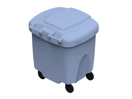 El moldeado rotatorio de encargo del estándar de ISO para el cubo de la basura plástico 120L posee diseñado