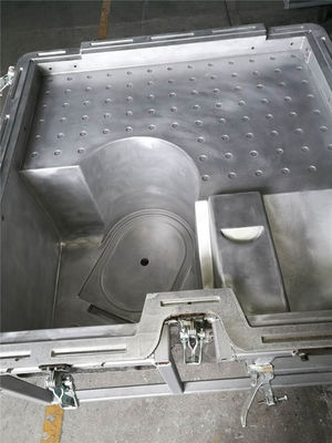Moldes rotatorios de aluminio de A356 6061t6 con Matte Surface Texture For Seated Toliet portátil