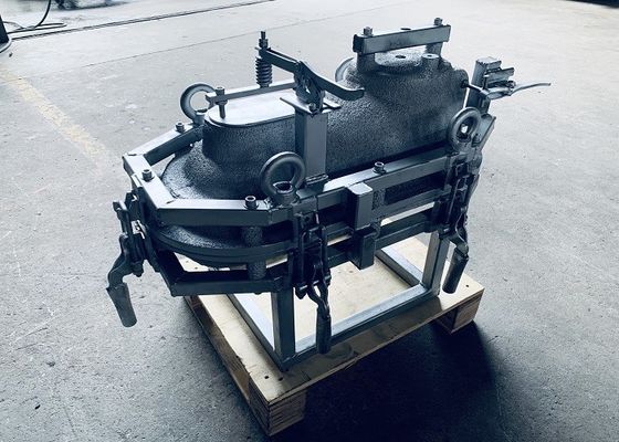 El molde portátil del retrete de la textura del  modificó resistencia a la corrosión para requisitos particulares rotatoria de los fabricantes del molde del tamaño