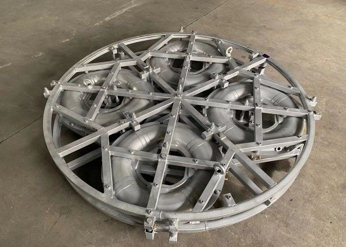 24 herramientas que moldean rotatorias del anillo de vida de la pulgada 6061T6 para 3 metros de máquina de rotomoldeo
