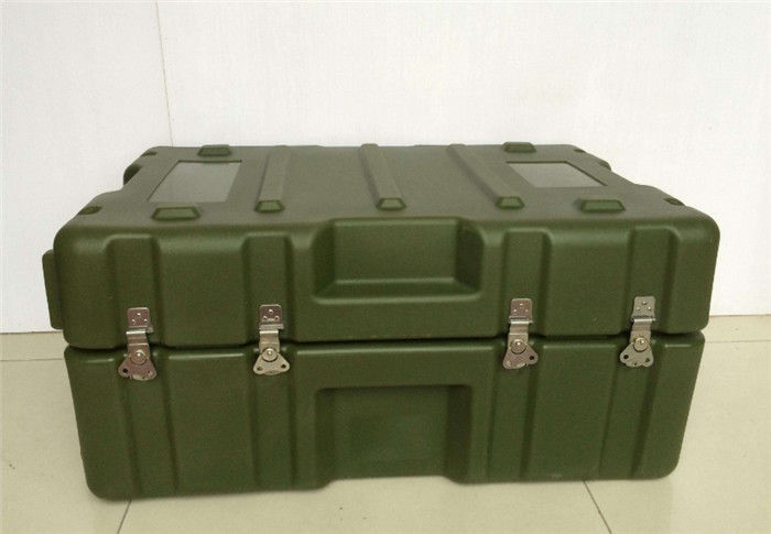 Los productos que moldeaban rotatorios Roto militar de la prenda impermeable moldearon las cajas de almacenamiento